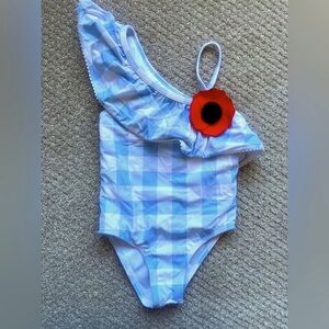 Janie and Jack toddler girls size 4 one piece bathing suit